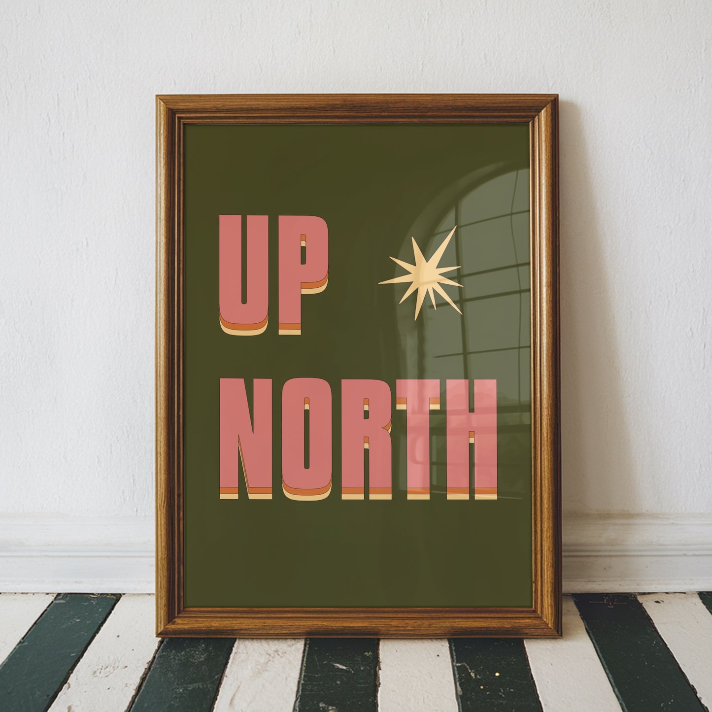 UP NORTH Print Poster