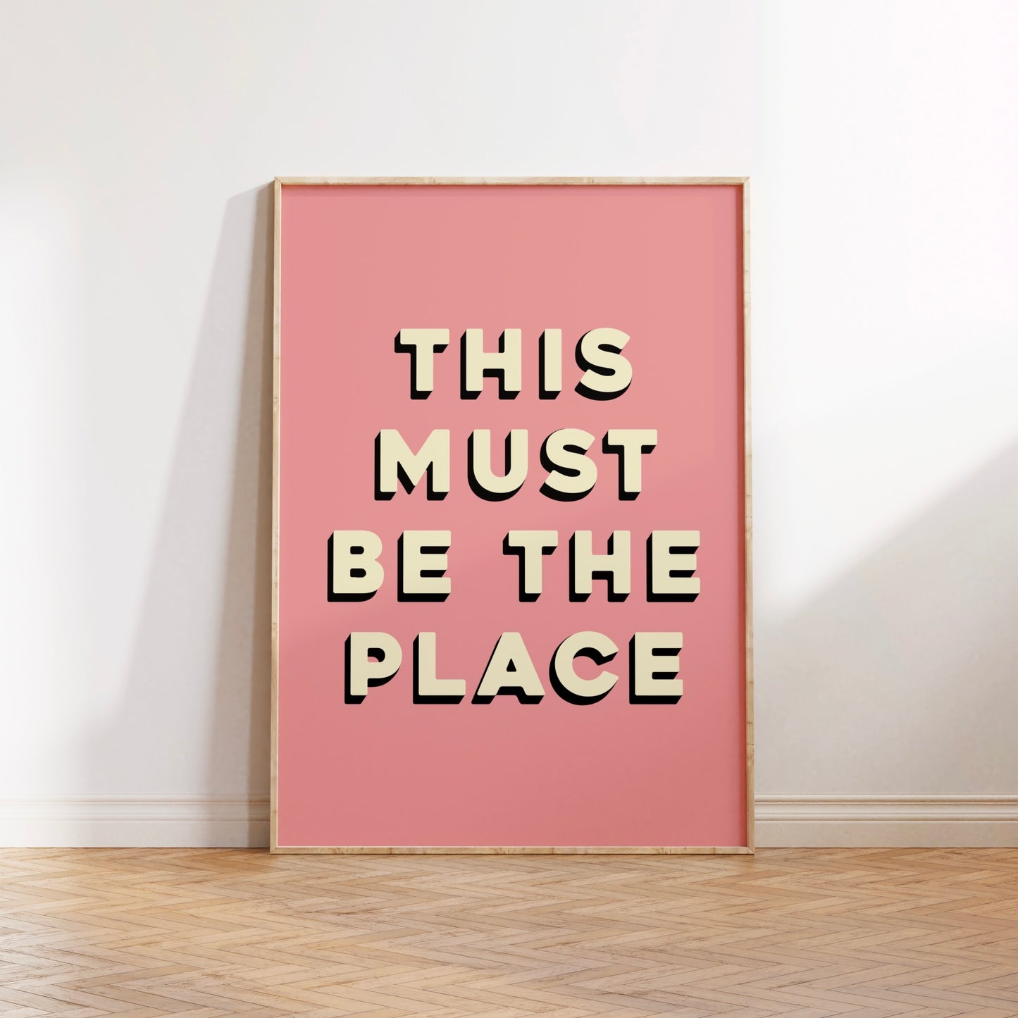 This Must Be The Place Print Poster