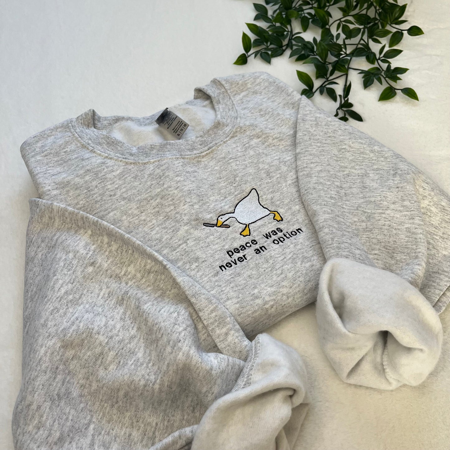 Murder Goose Embroidered Sweatshirt