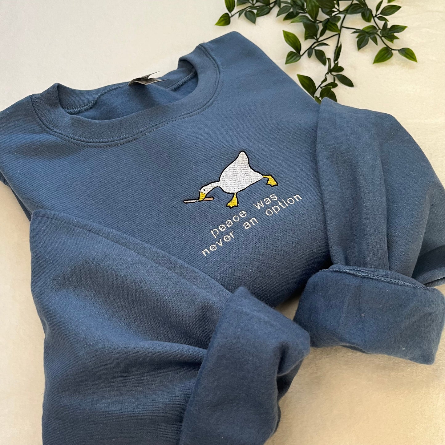 Murder Goose Embroidered Sweatshirt