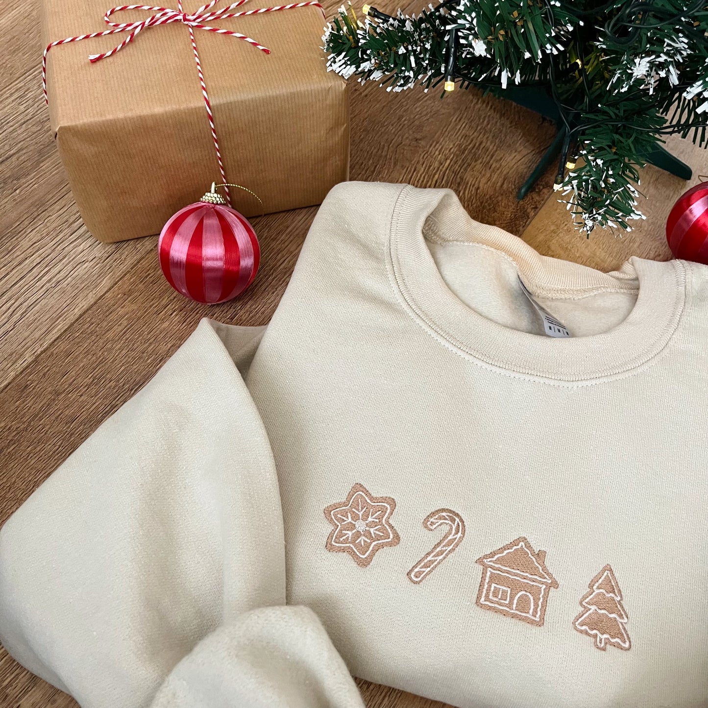 Iced Cookies Embroidered Christmas Jumper