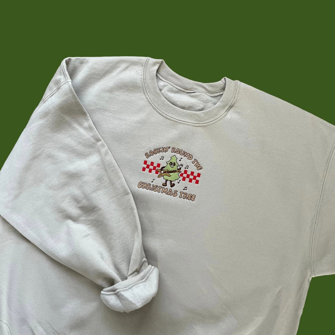 Rockin’ Round the Christmas Tree Christmas Sweatshirt - more colours available