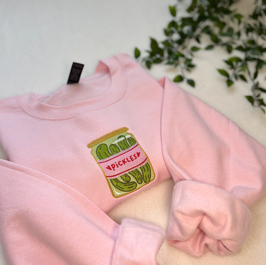 Pickles Embroidered Sweatshirt