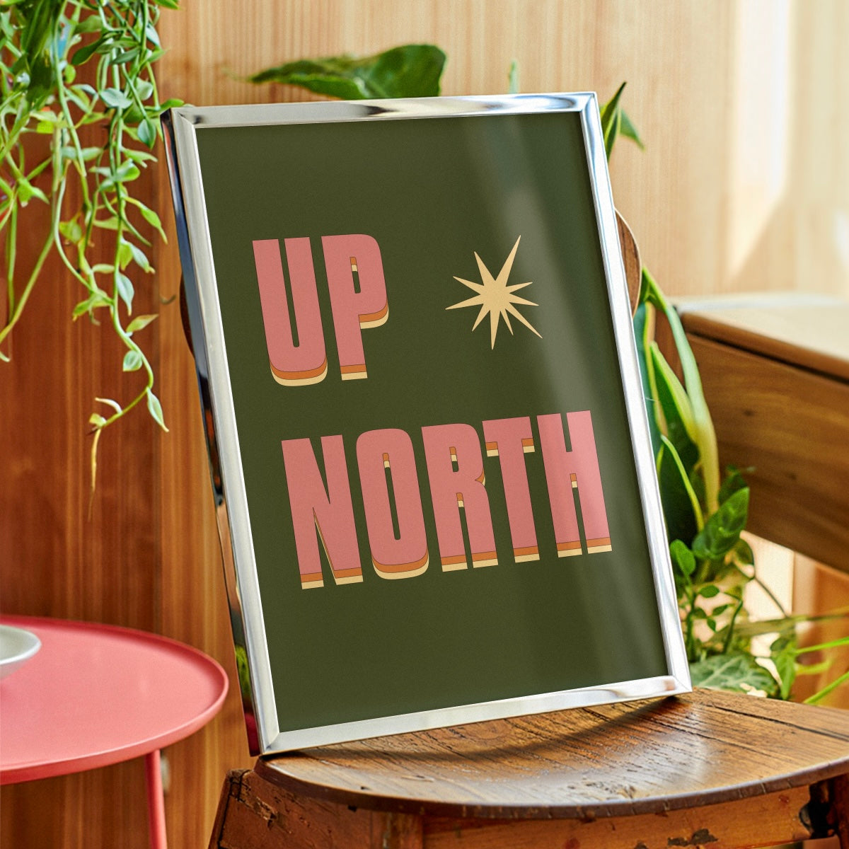 UP NORTH Print Poster