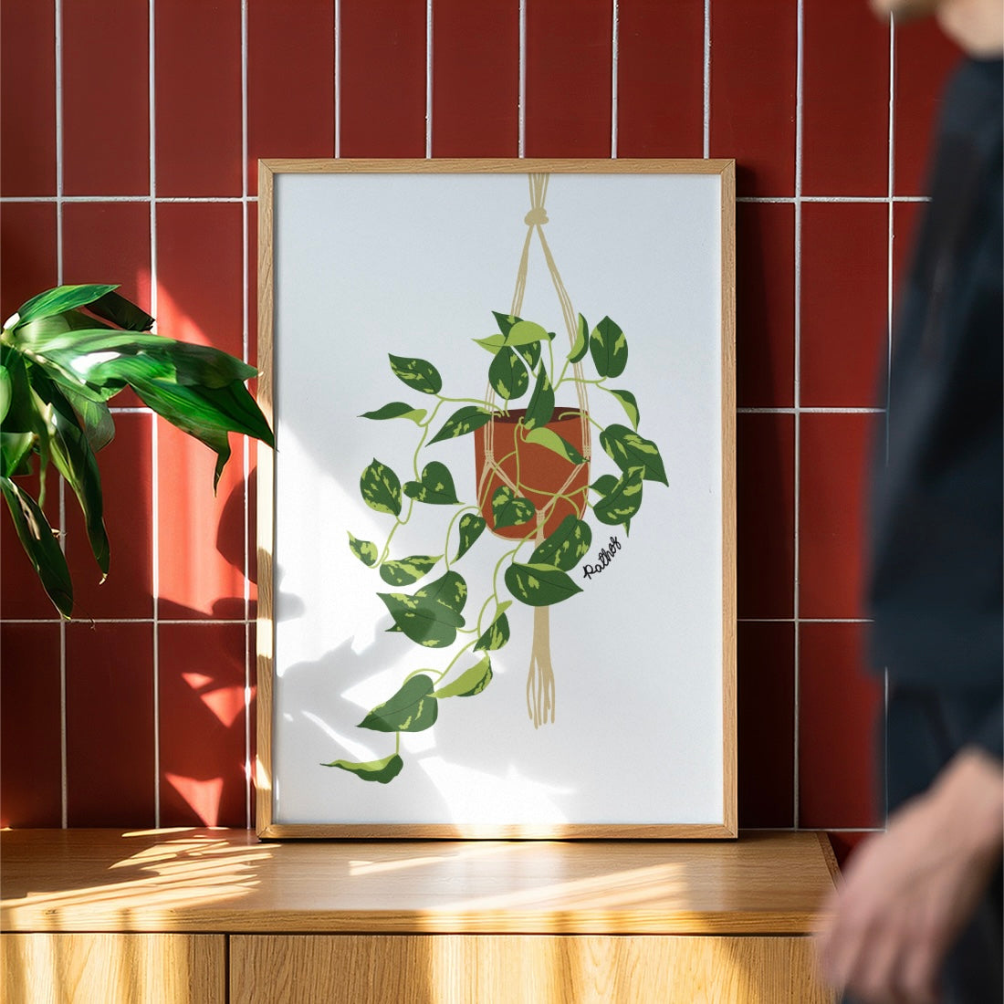 Golden Pathos Print Poster