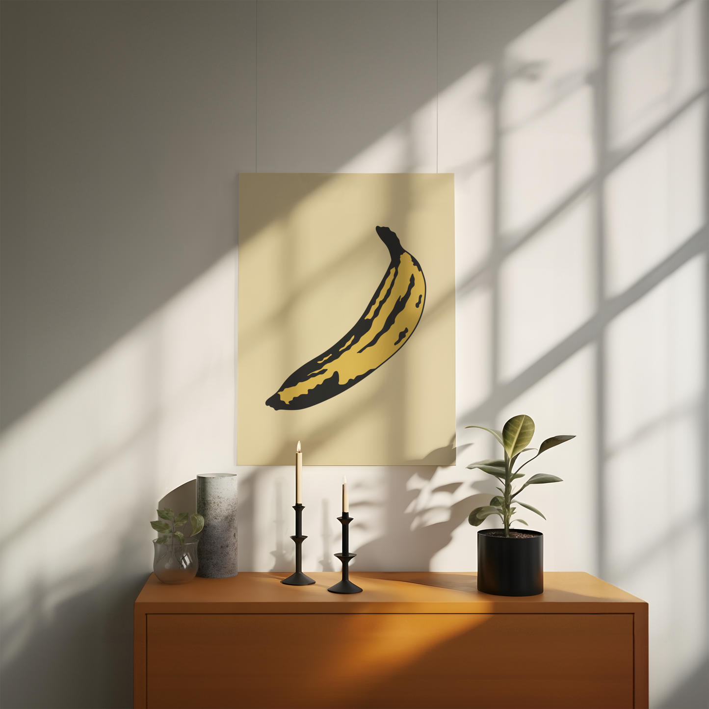 Banana Print Poster