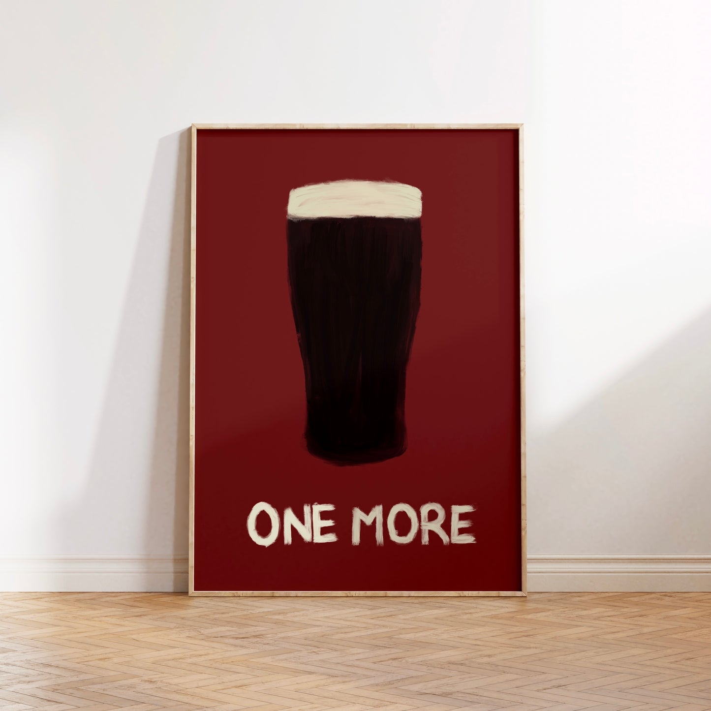 One More Pint Print Poster