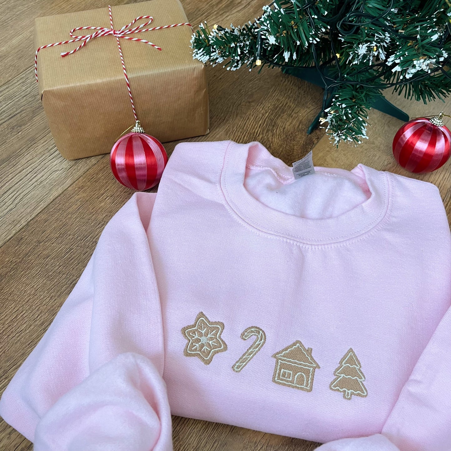 Iced Cookies Embroidered Christmas Jumper