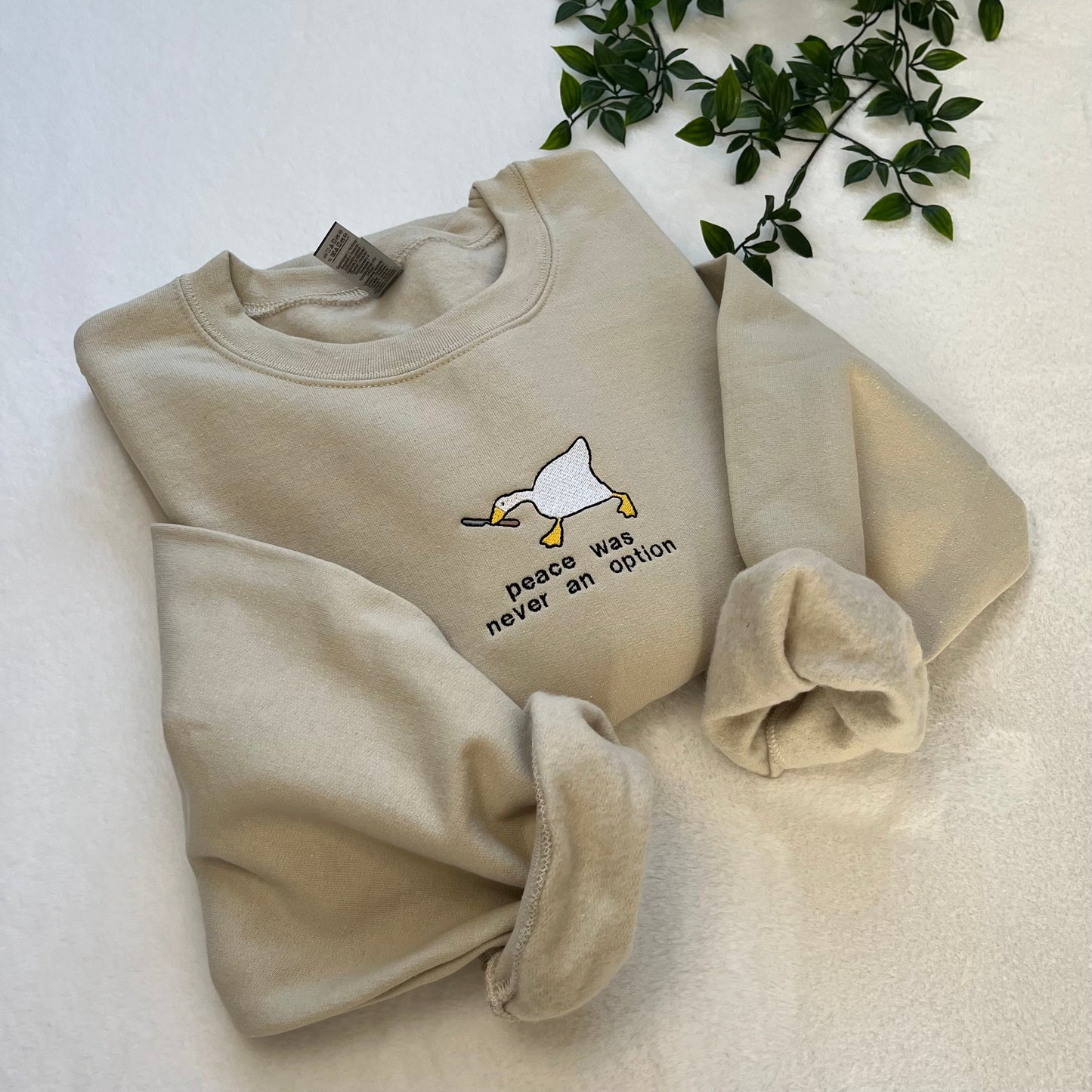 Murder Goose Embroidered Sweatshirt