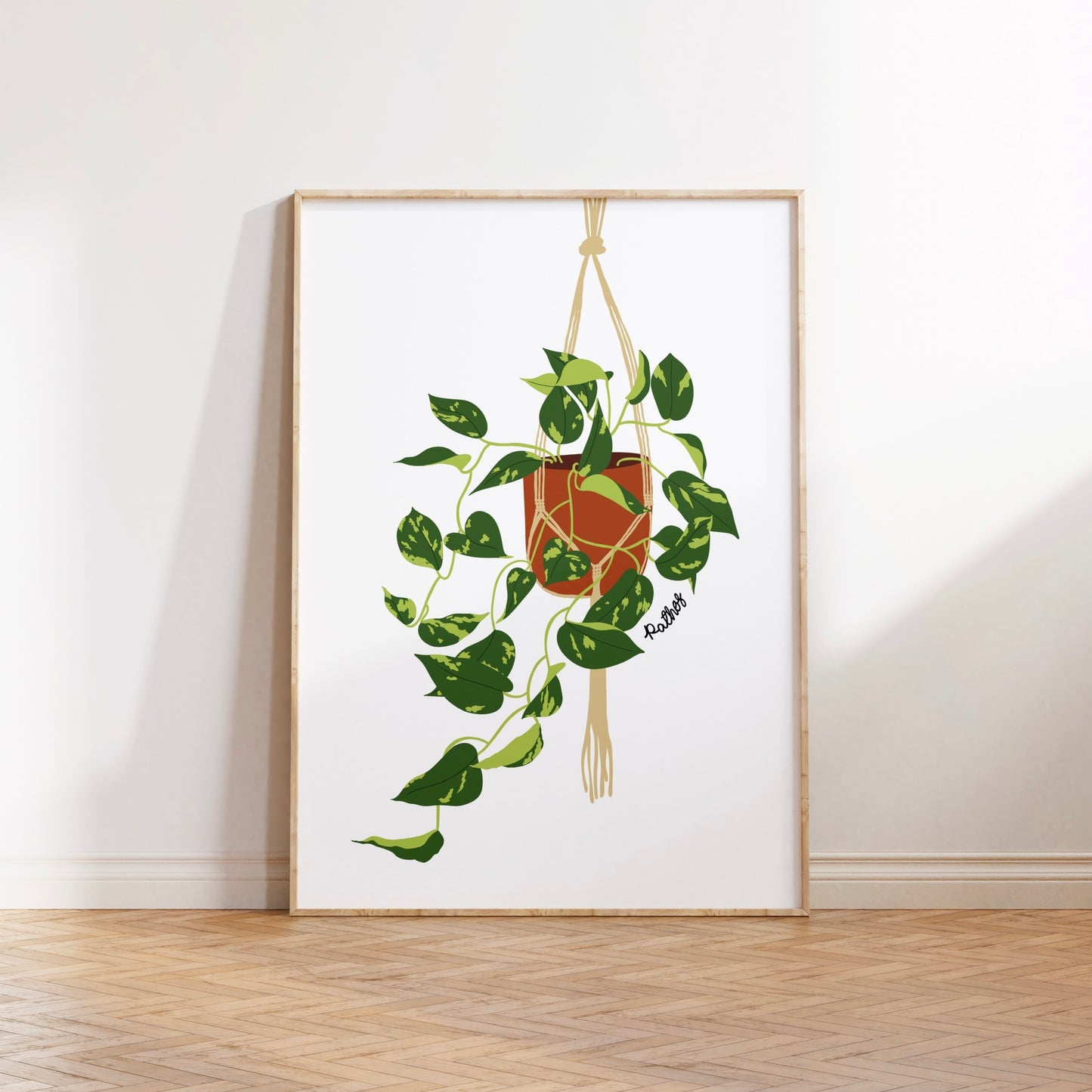 Golden Pathos Print Poster
