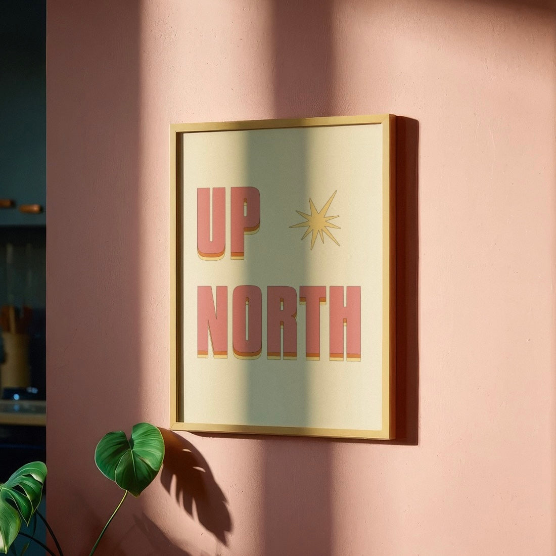 UP NORTH Print Poster
