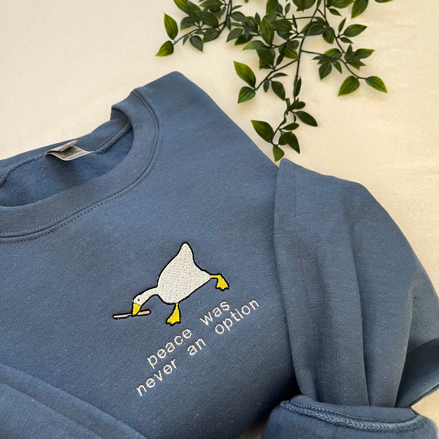 Murder Goose Embroidered Sweatshirt
