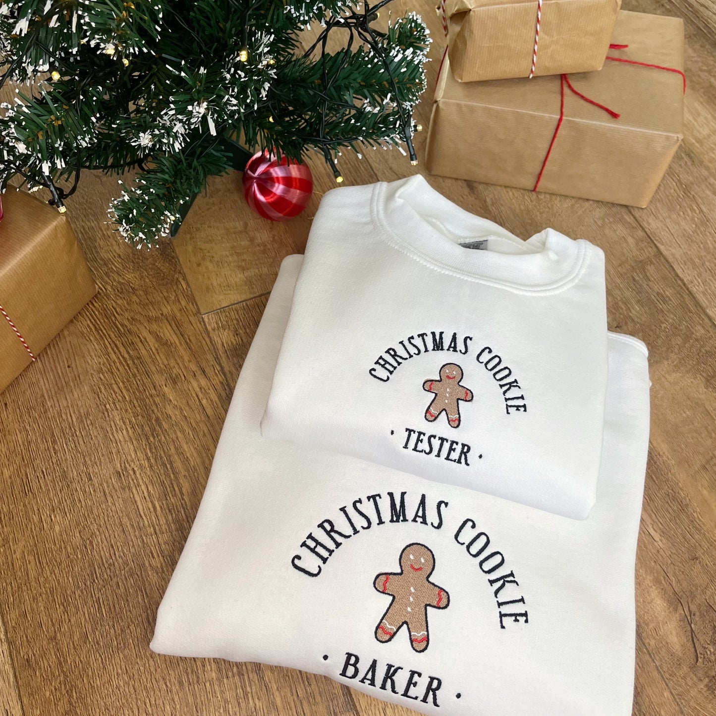 Christmas Cookie TESTER ONLY-CHILD Embroidered Christmas Jumper