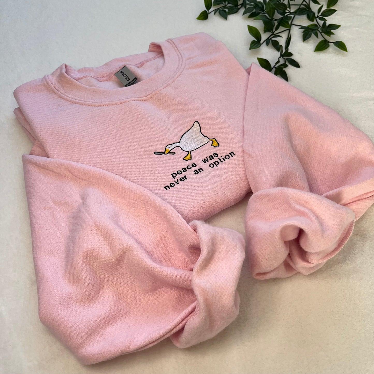 Murder Goose Embroidered Sweatshirt