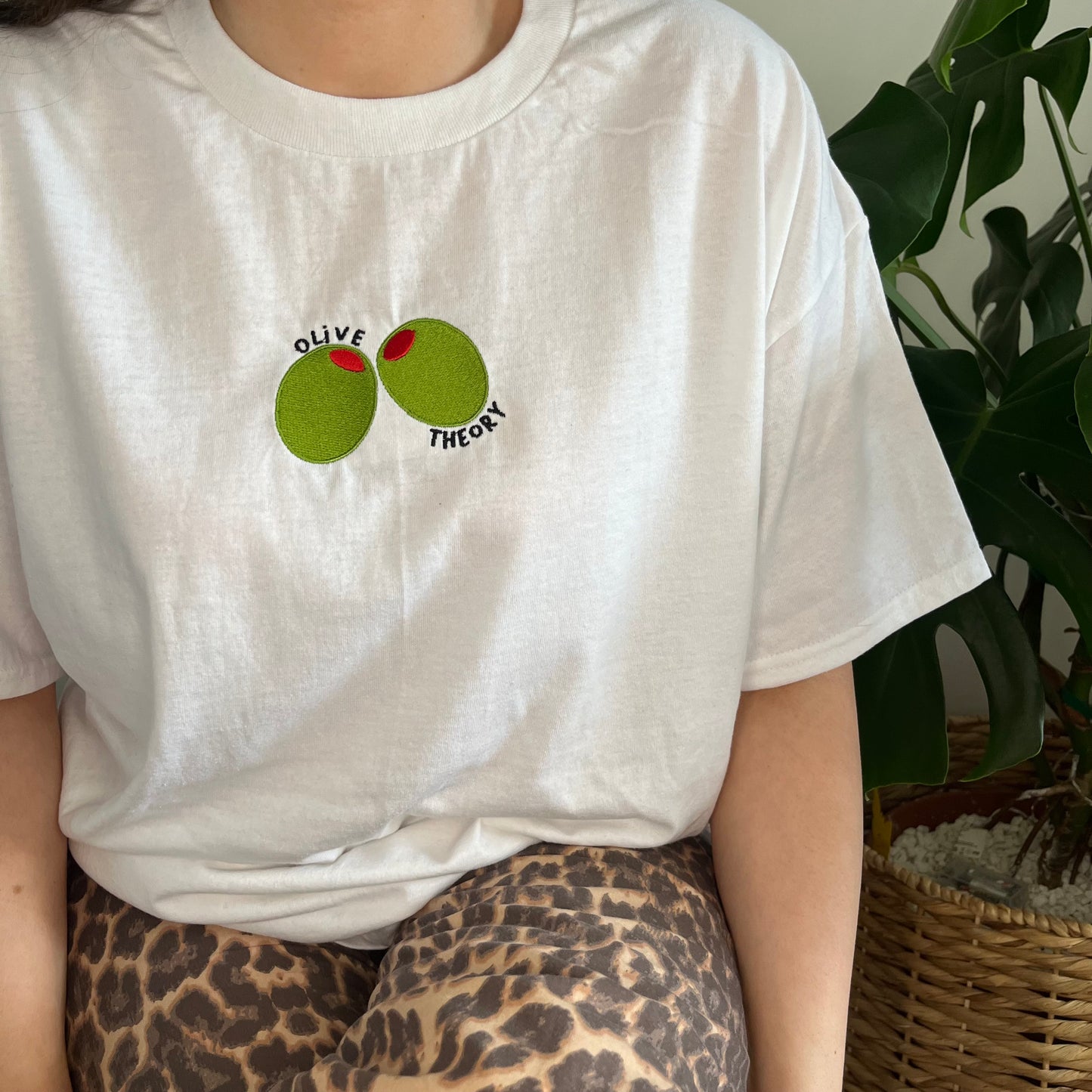 Olive Theory Embroidered T-shirt