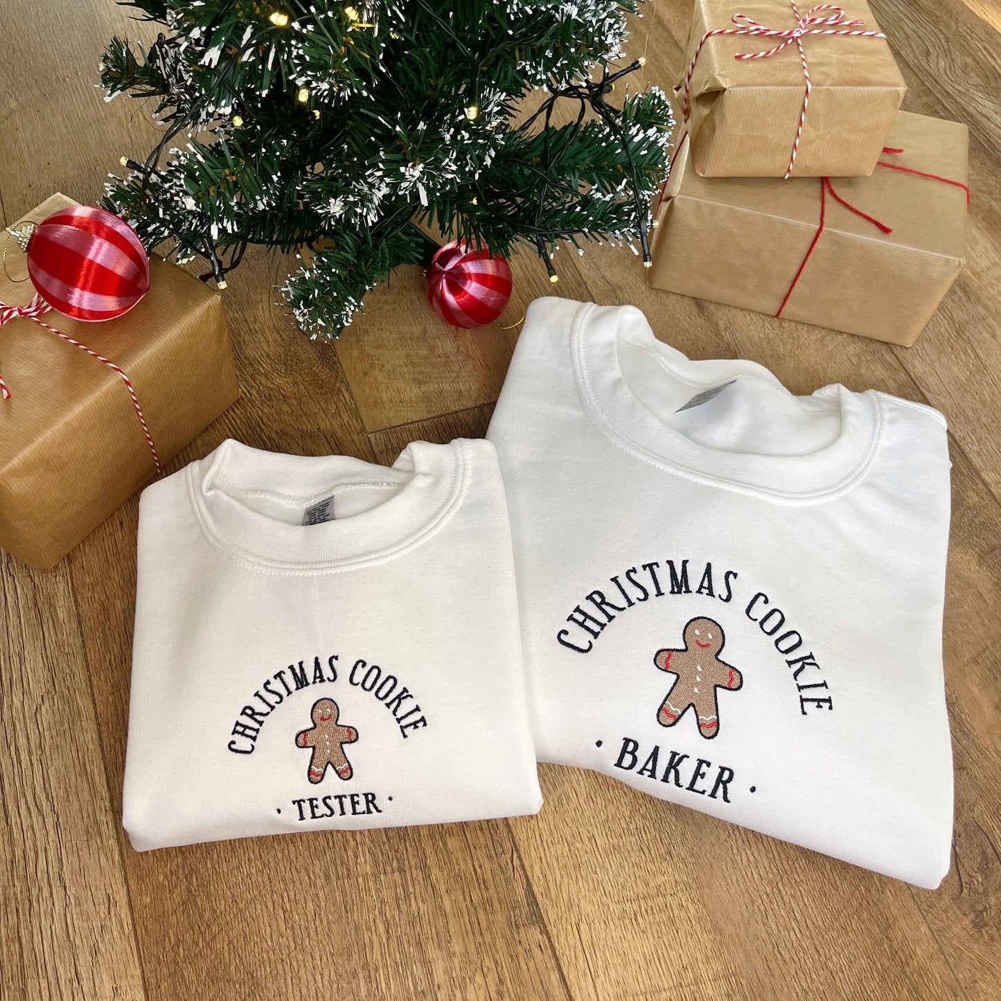 Christmas Cookie TESTER ONLY-CHILD Embroidered Christmas Jumper