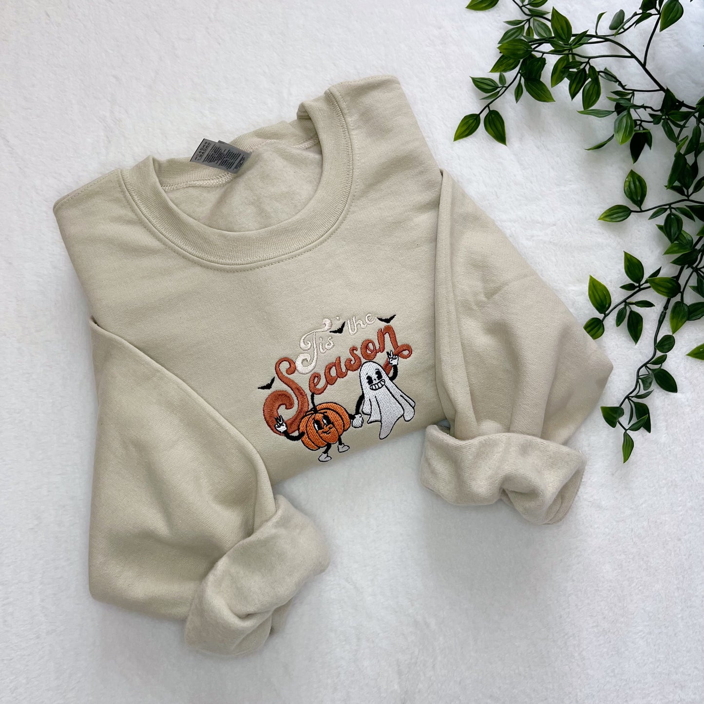 Tis' the Season Halloween Embroidered Sweatshirt