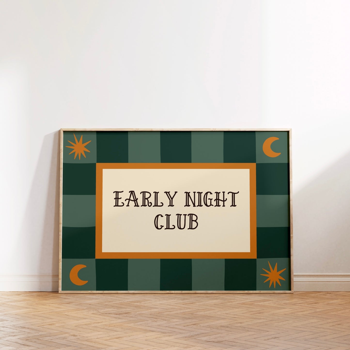 Early Night Club Print Poster