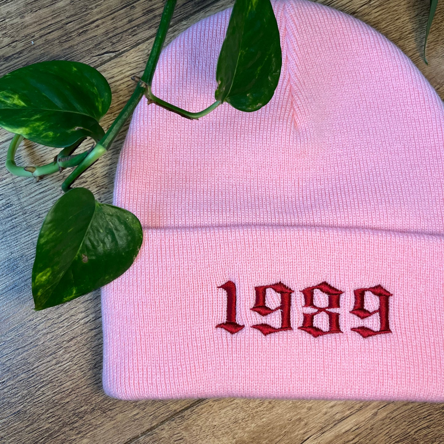 Custom Year Embroidered Knitted Hat Beanie