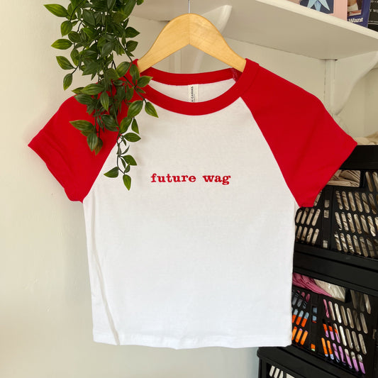 Future Wag Embroidered Baby Tee