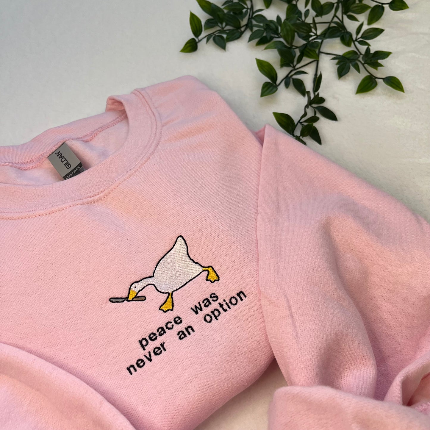 Murder Goose Embroidered Sweatshirt