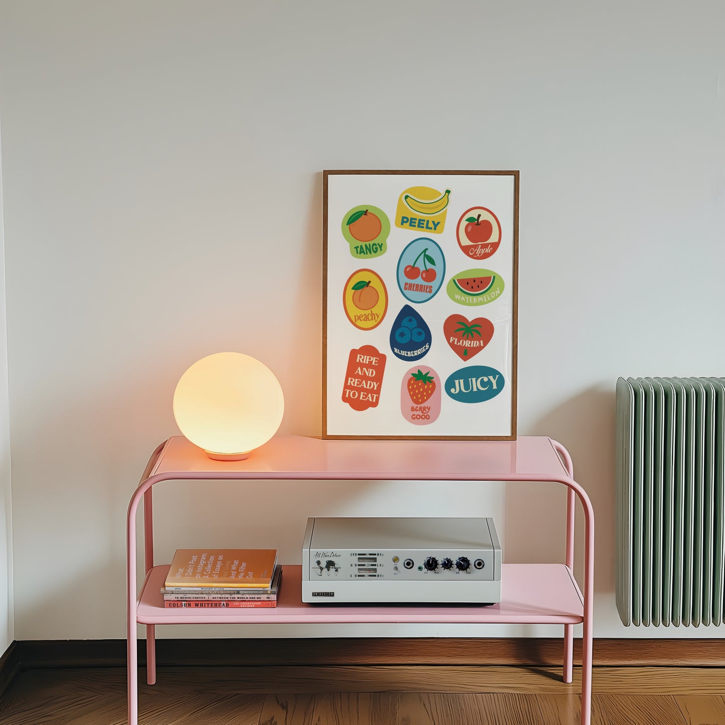 Fruit Sticker Print Poster