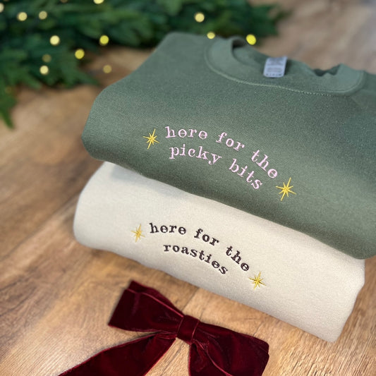 Here for the Picky Bits Custom Embroidered Christmas Jumper