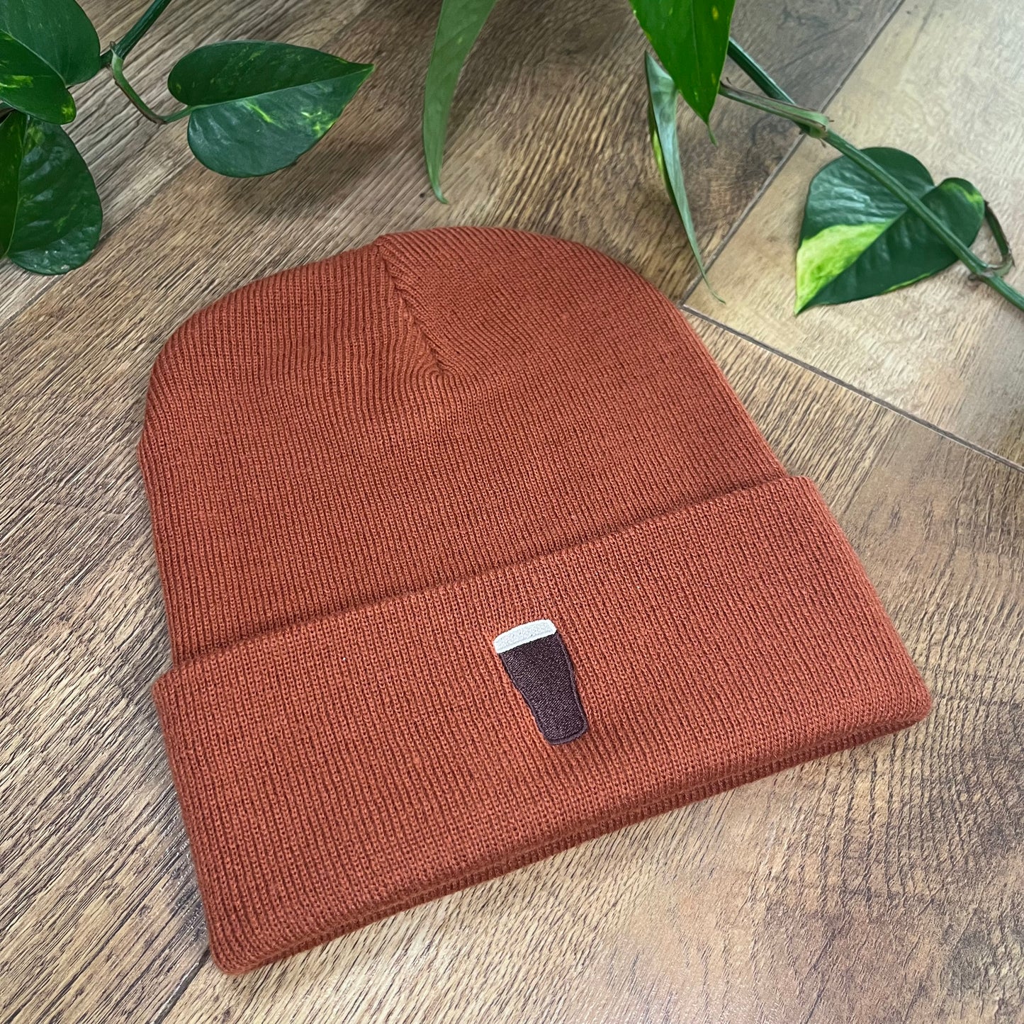 Irish Stout Beer Embroidered Knitted Hat Beanie