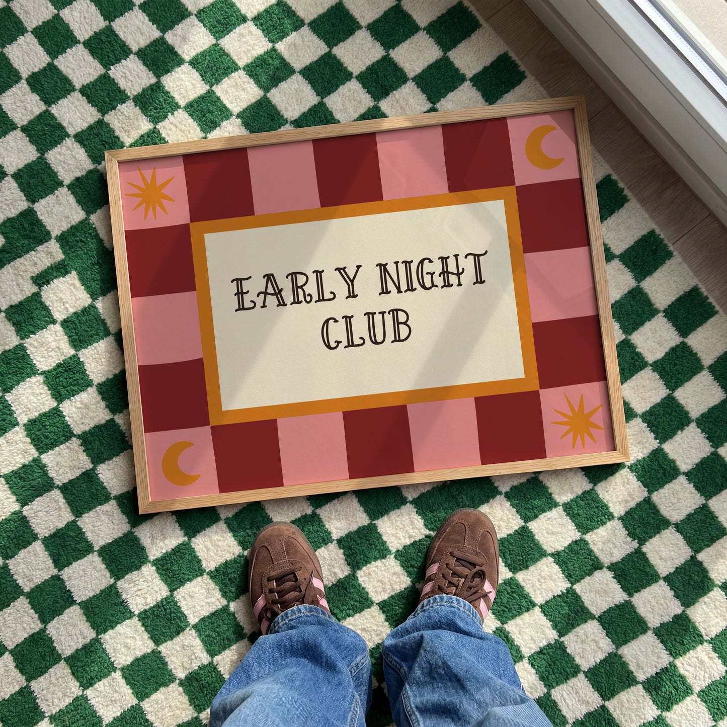 Early Night Club Print Poster