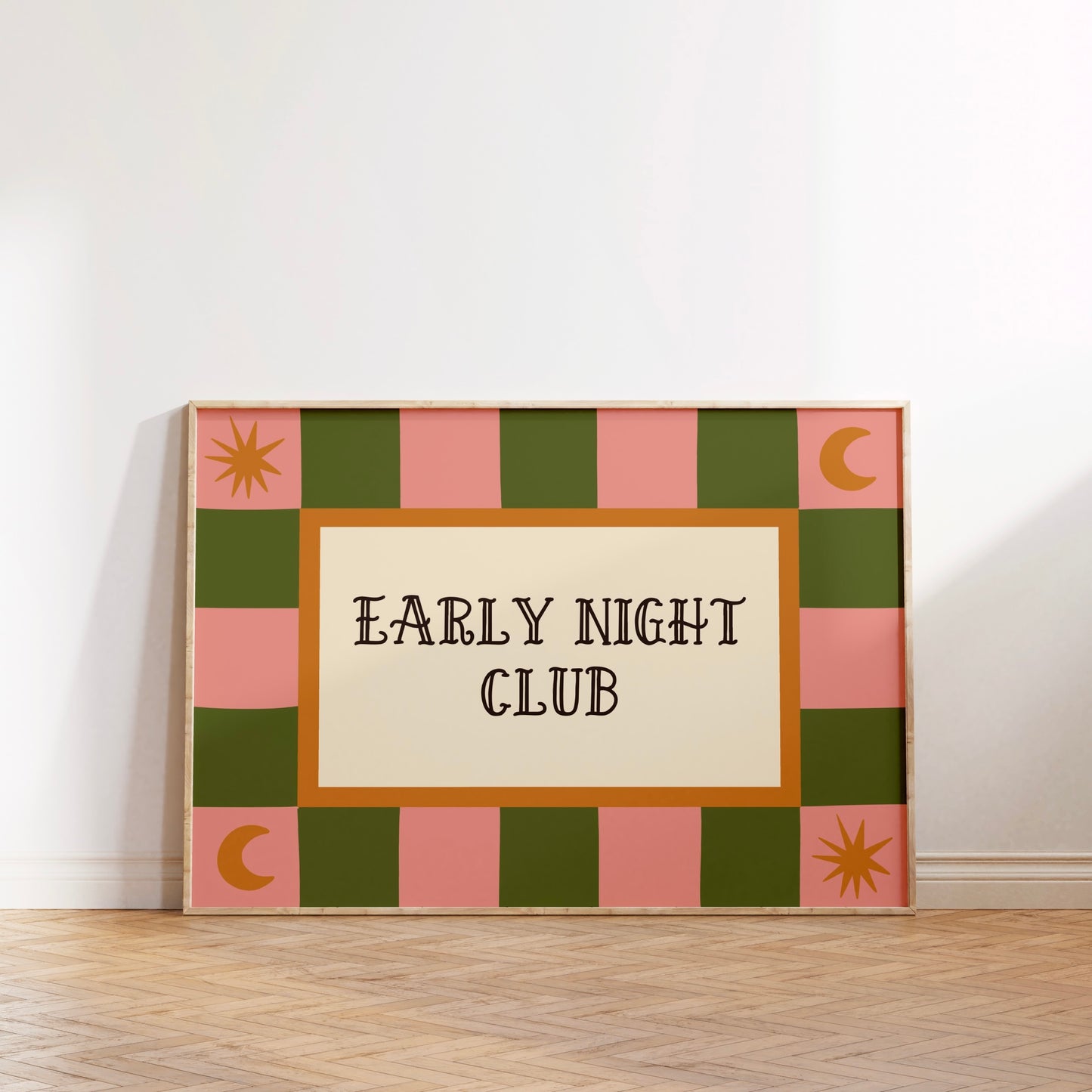 Early Night Club Print Poster
