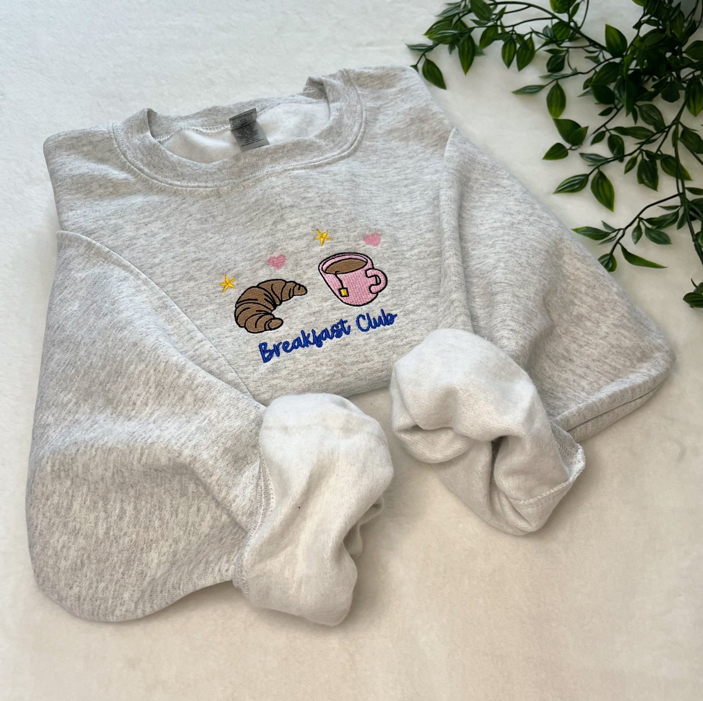 Breakfast Club Embroidered Crewneck Sweatshirt