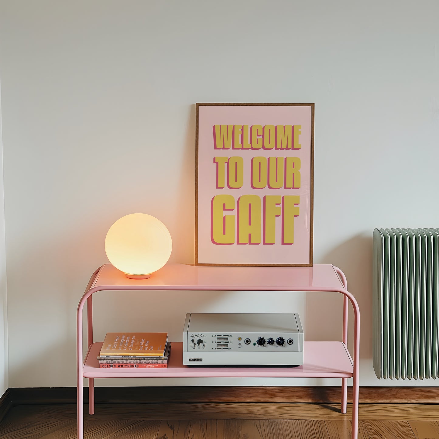 Welcome To Our Gaff Print Poster
