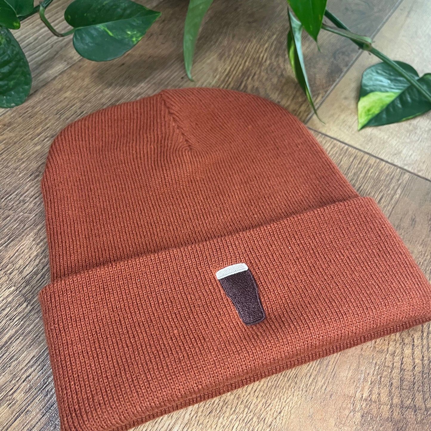 Irish Stout Beer Embroidered Knitted Hat Beanie