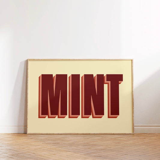 MINT Print Poster