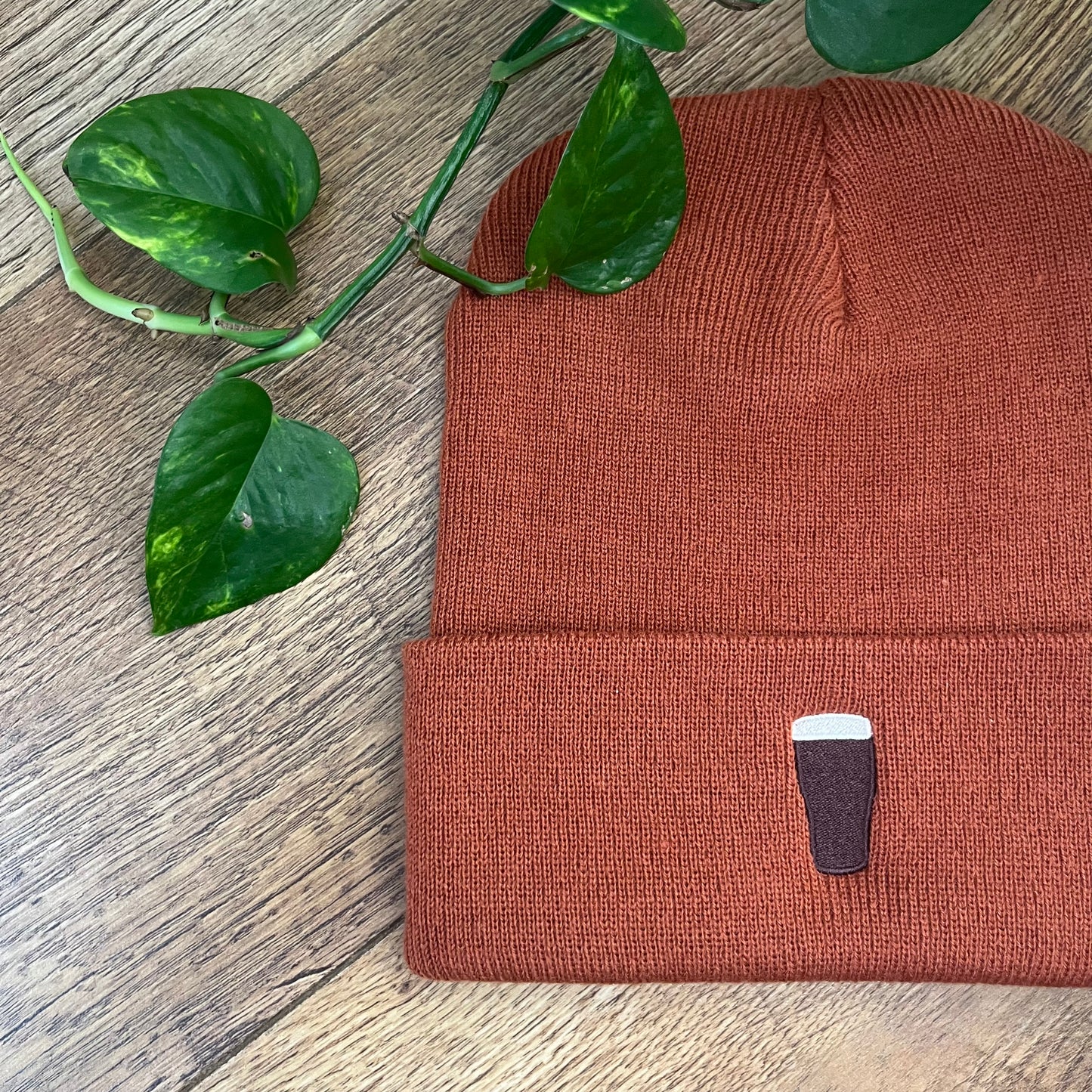 Irish Stout Beer Embroidered Knitted Hat Beanie