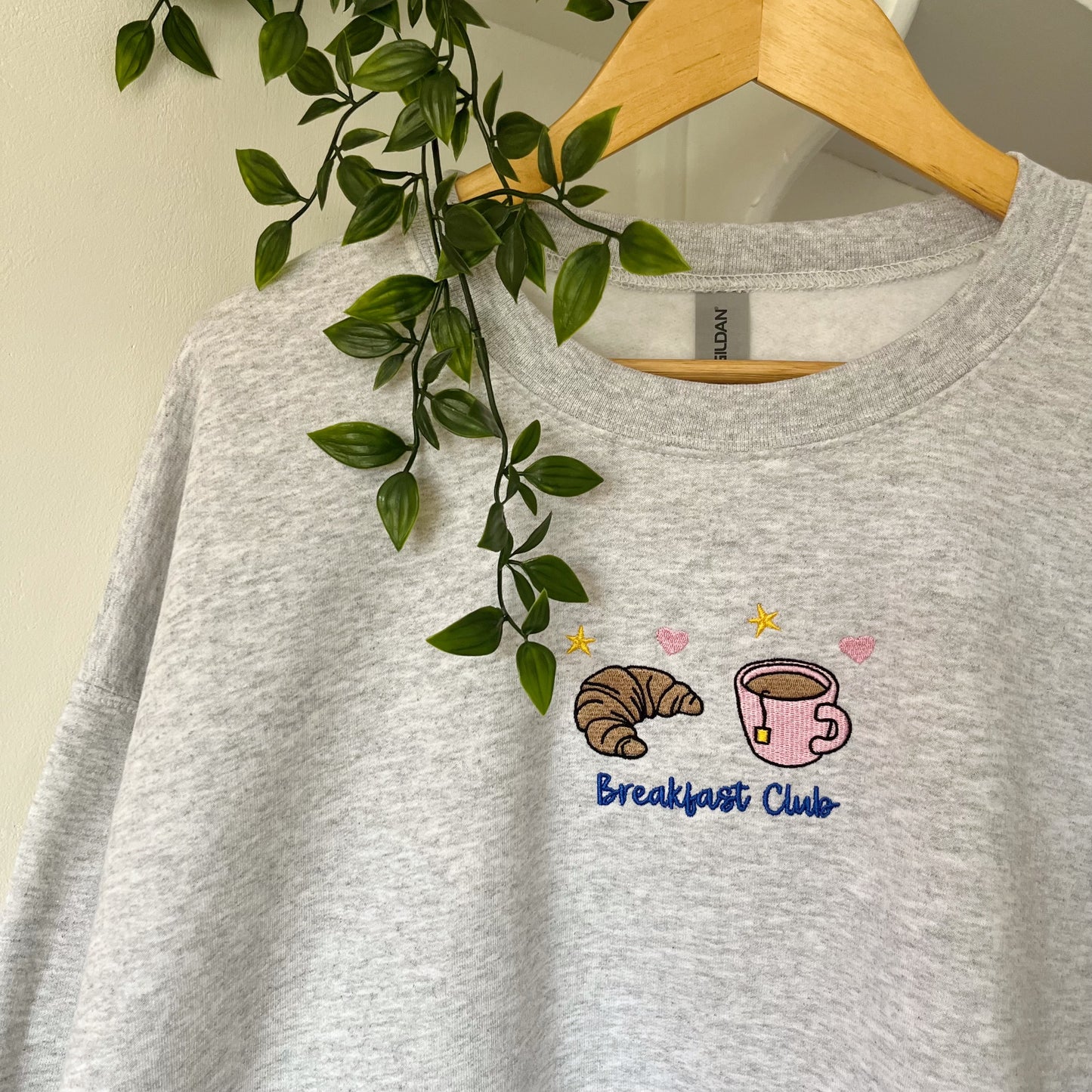 Breakfast Club Embroidered Crewneck Sweatshirt