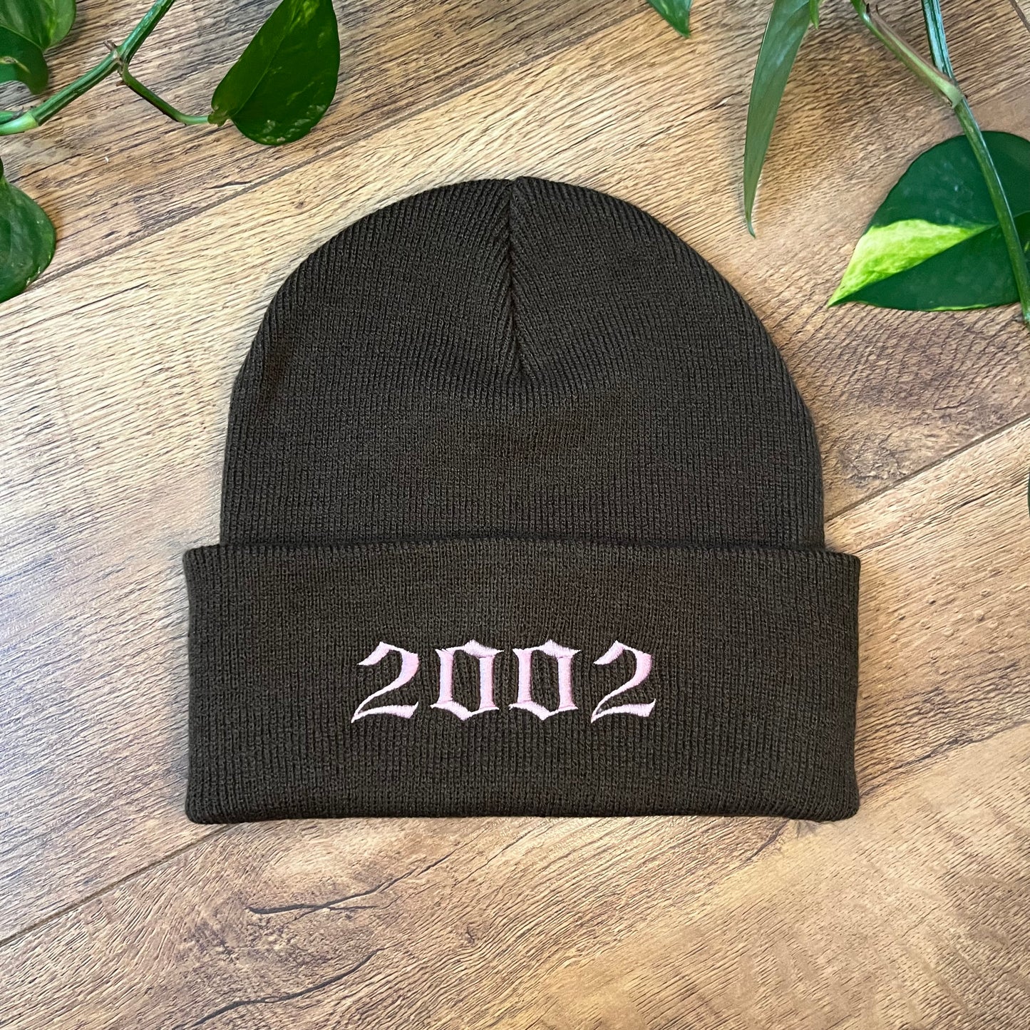 Custom Year Embroidered Knitted Hat Beanie