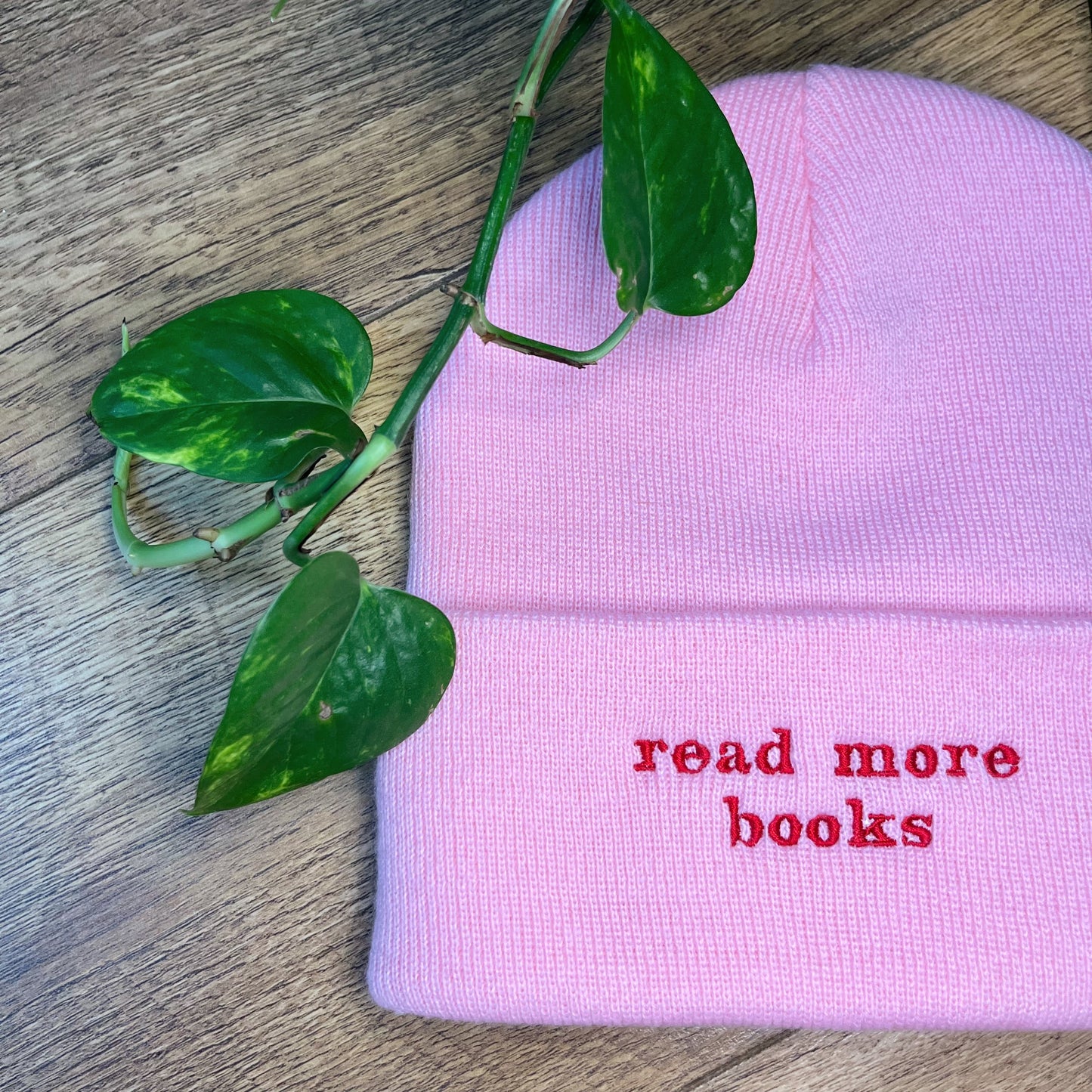 Read more books Embroidered Knitted Hat Beanie